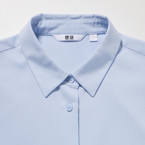 NWOT Uniqlo Rayon Long-sleeve Blouse Size S - Picture 6 of 11